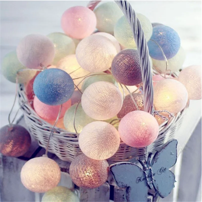 10/20 LED Cotton Ball Garland String Lights Christmas Fairy Lighting Strings for Outdoor Holiday Wedding Xmas Party Home Decor
10/20 LED Cotton Ball Garland String Lights Christmas Fairy Lighting Strings for Outdoor Holiday Wedding Xmas Party Home Decor
