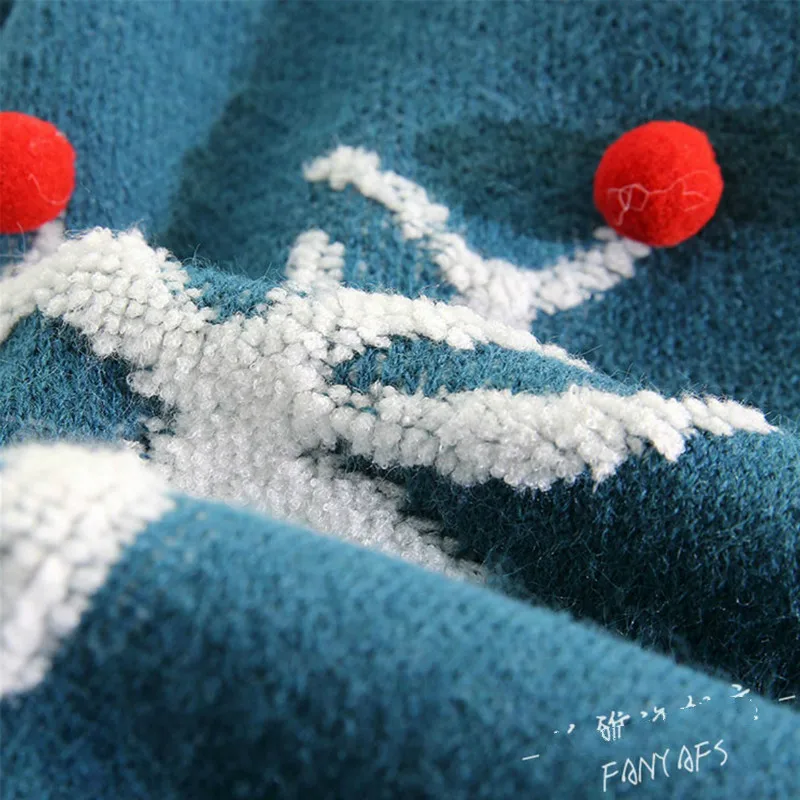 High Quality Autumn Winter Christmas Sweater Ladies Knitted Jumper Pullover Women Sweater Snowflake Elk Print Sweaters Pullovers
High Quality Autumn Winter Christmas Sweater Ladies Knitted Jumper Pullover Women Sweater Snowflake Elk Print Sweaters Pullovers