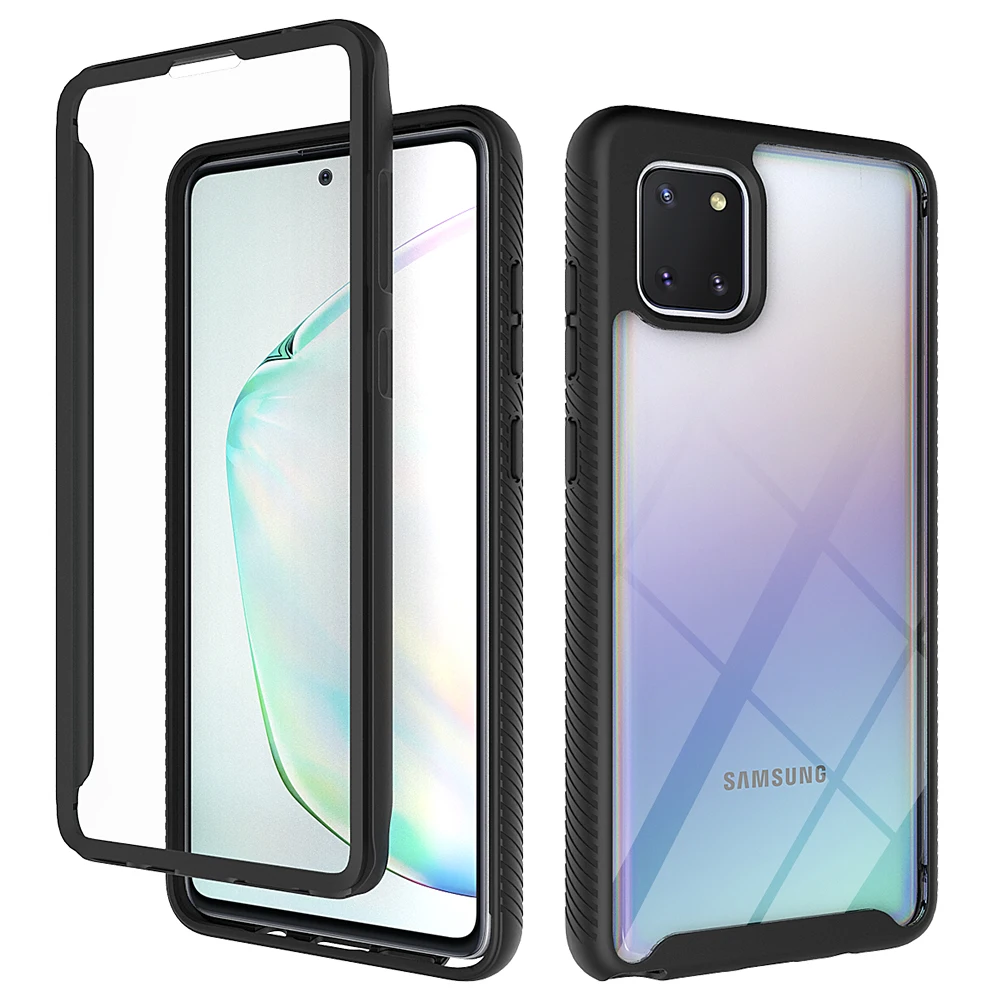Гибридный чехол из ТПУ/поликарбоната для Samsung Galaxy Note 10 Lite Note10 Plus Note10 +, двухслойный противоударный прозрачный чехол
Гибридный чехол из ТПУ/поликарбоната для Samsung Galaxy Note 10 Lite Note10 Plus Note10 +, двухслойный противоударный прозрачный чехол