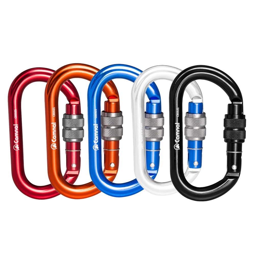 4 Piece 25KN Aluminum Rock Climbing Rescuing Safety D Type Carabiner Screwgate Outdoor Climbing Accessories
4 Piece 25KN Aluminum Rock Climbing Rescuing Safety D Type Carabiner Screwgate Outdoor Climbing Accessories