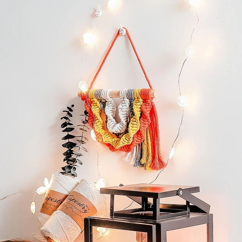 Nordic Ins Bohemian Rainbow Macrame Tapestry Wall Hanging Decorations Wedding Girls Room Kids Bedroom Background Wall Decoration
Nordic Ins Bohemian Rainbow Macrame Tapestry Wall Hanging Decorations Wedding Girls Room Kids Bedroom Background Wall Decoration