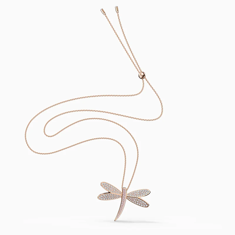 2020 Fashion Jewelry SWA New ETERNAL FLOWER Necklace Dragonfly Charm Exquisite Crystal Rose Gold Chain Women Luxury Jewelry Gift
2020 Fashion Jewelry SWA New ETERNAL FLOWER Necklace Dragonfly Charm Exquisite Crystal Rose Gold Chain Women Luxury Jewelry Gift