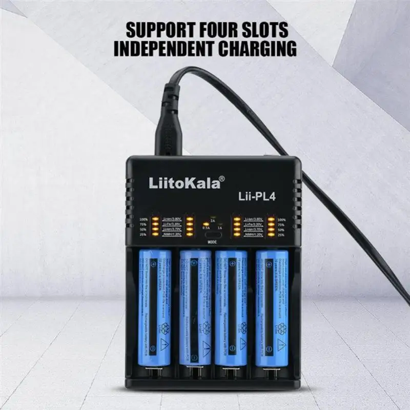 4 Slots Battery Charger LCD Lithium Battery Multi-use Charger Professional Battery Charger for Home Shop with EU Plug
4 Slots Battery Charger LCD Lithium Battery Multi-use Charger Professional Battery Charger for Home Shop with EU Plug