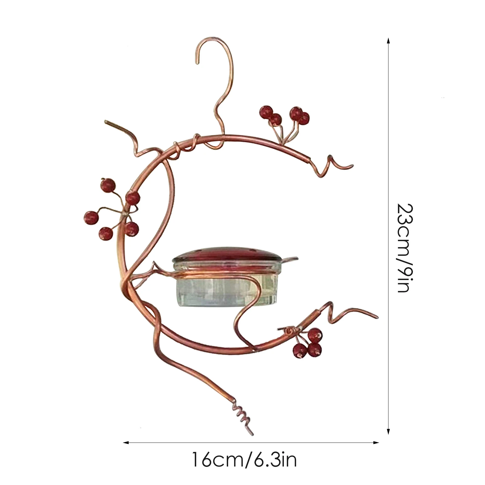 Garden Courtyard Bird Feeder Courtyard Tree Hanging Red Berries Hummingbird Feeder Garden Decoration Outdoor Feed The Birds
Garden Courtyard Bird Feeder Courtyard Tree Hanging Red Berries Hummingbird Feeder Garden Decoration Outdoor Feed The Birds