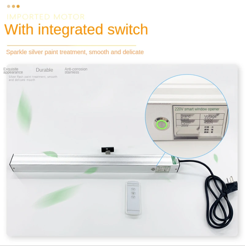 smart home basement 220VAC only Travel length 300mm 400mm automatic smart Electric Chain Window opener shutter closer motor
smart home basement 220VAC only Travel length 300mm 400mm automatic smart Electric Chain Window opener shutter closer motor