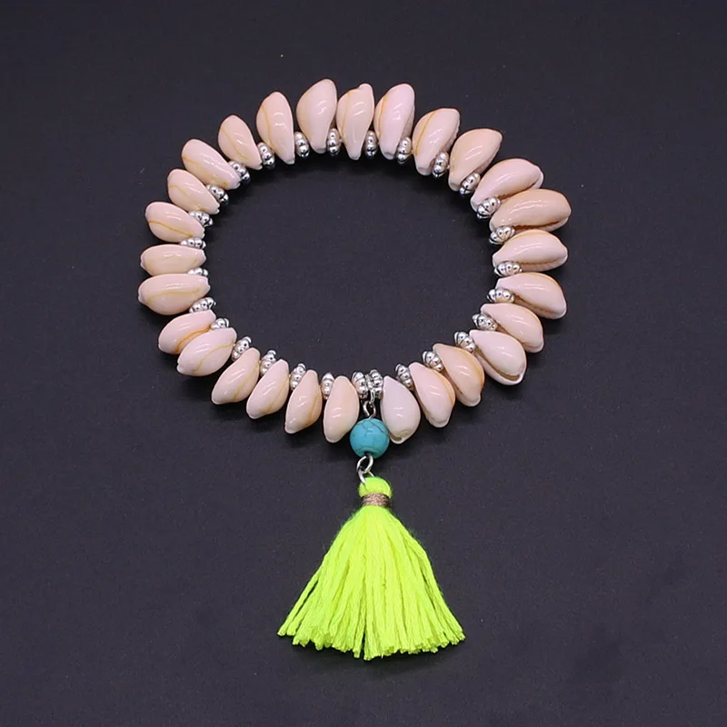 Shell Bracelet Fashion Hand Beaded Lady Bracelet Bohemia Conch Shell Tassel Bracelet Friendly Vacation Party Jewelry
Shell Bracelet Fashion Hand Beaded Lady Bracelet Bohemia Conch Shell Tassel Bracelet Friendly Vacation Party Jewelry