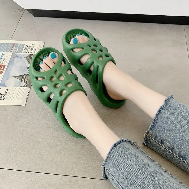 Women's Thick Soled Slippers New Fashion Home Slippers Fish Mouth Indoor Fashion Flats Causal Slides Women Shoes Beach shoes 41 
Women's Thick Soled Slippers New Fashion Home Slippers Fish Mouth Indoor Fashion Flats Causal Slides Women Shoes Beach shoes 41