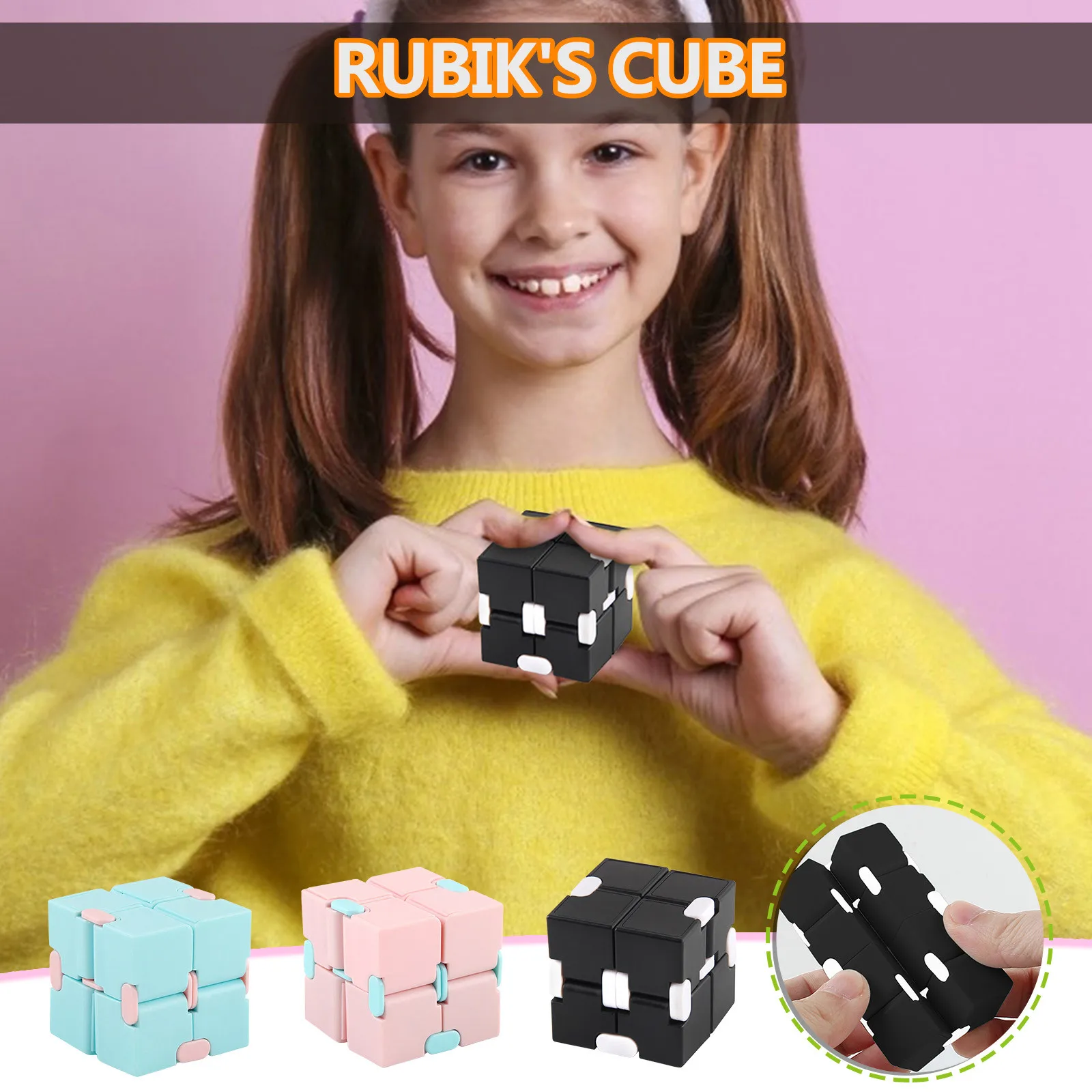 3pc Fidget Kubus Cubes Relief Stress Relief Cube Toy Cubes Ball Child/Adult Hand Feeling Senseony Toy Gift игѬђка AнисѬесс #5
3pc Fidget Kubus Cubes Relief Stress Relief Cube Toy Cubes Ball Child/Adult Hand Feeling Senseony Toy Gift игѬђка AнисѬесс #5