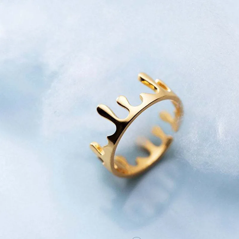 Creative Fashion Irregular Crown Ring Open Ring Ladies Gold Silver Decorative Ring Ladies Personalized Fashion Decorative Ring
Creative Fashion Irregular Crown Ring Open Ring Ladies Gold Silver Decorative Ring Ladies Personalized Fashion Decorative Ring