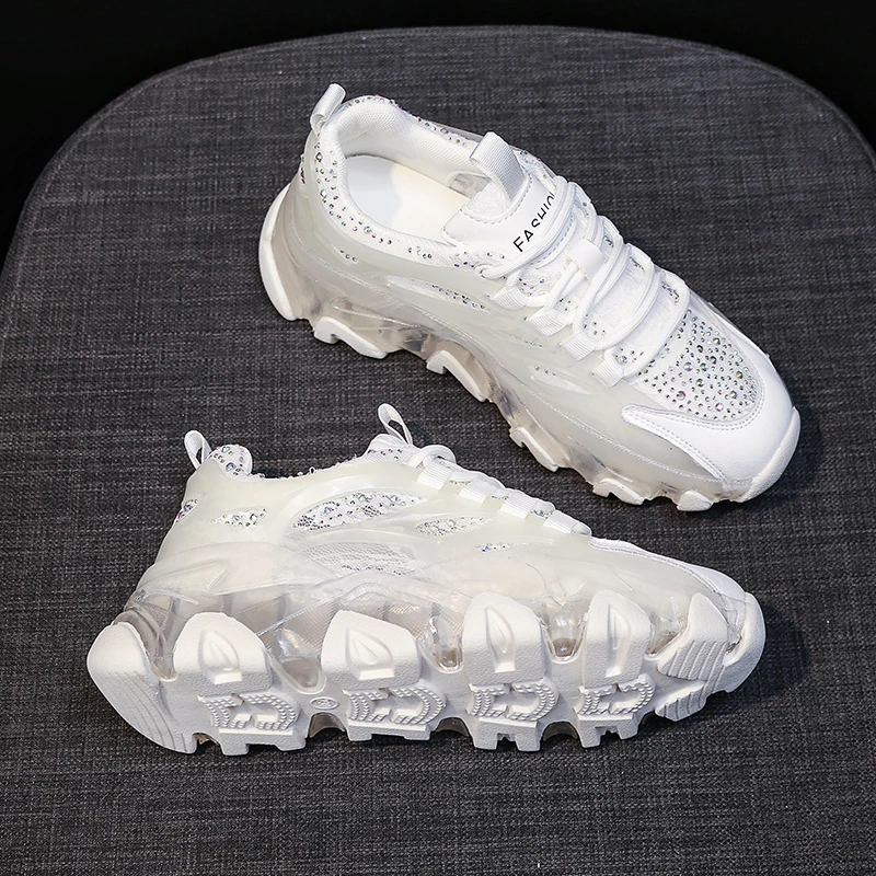 Women's Sports Shoes Fashion Women's Sneakers 2021 Hollow Out Rhinestone Women's Shoes All-match Comfortable Walking Shoe Adult
Women's Sports Shoes Fashion Women's Sneakers 2021 Hollow Out Rhinestone Women's Shoes All-match Comfortable Walking Shoe Adult