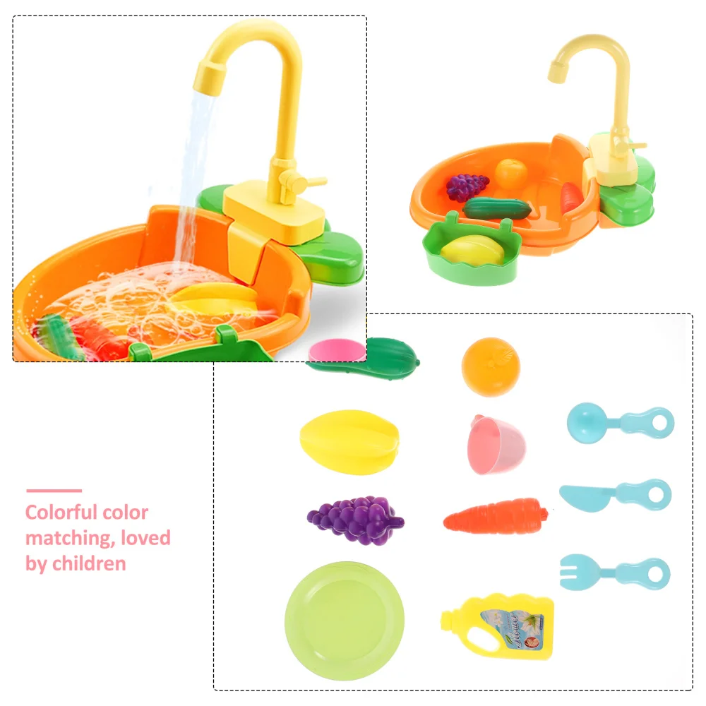 1 Set Electric Circulating Water Dishwasher Funny Kids Kitchen Appliance
1 Set Electric Circulating Water Dishwasher Funny Kids Kitchen Appliance