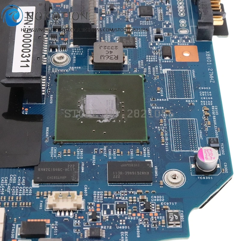 NOKOTION 11S90000311 LG4858 MB 11252-1 48.4SG01.011 для Lenovo IdeaPad G580 материнская плата ноутбука 610M GPU HM76 DDR3