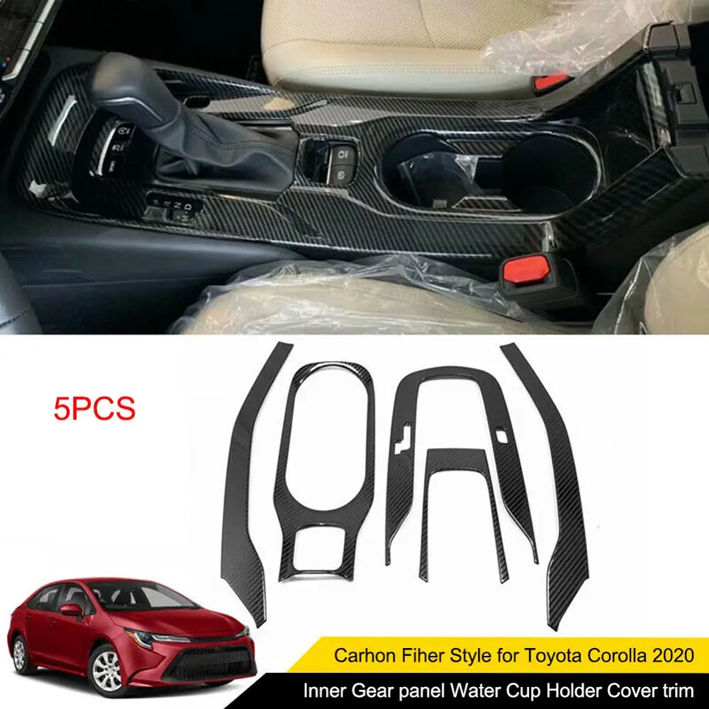 Аксессуары для интерьера автомобиля для Toyota Corolla 2019 2020, внутренняя панель из углеродного волокна, держатель стакана для воды, крышка, отделк... 
Аксессуары для интерьера автомобиля для Toyota Corolla 2019 2020, внутренняя панель из углеродного волокна, держатель стакана для воды, крышка, отделк...