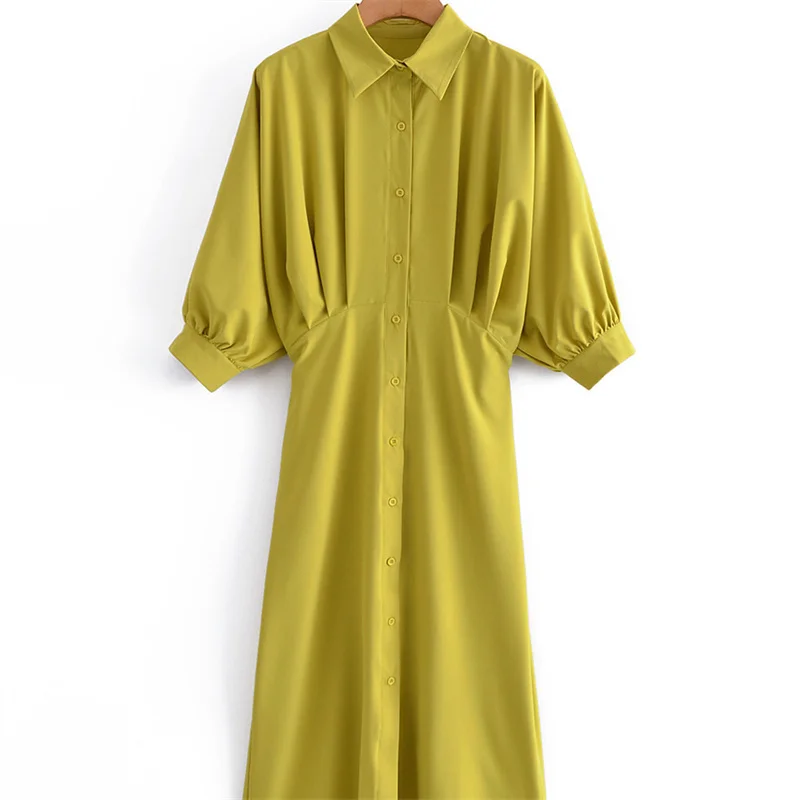 MESTTRAF Women 2021 Sexy With Lacing Slim Shirt Style Midi Dress Retro Lapel Lantern Sleeve High Street Female Dress
MESTTRAF Women 2021 Sexy With Lacing Slim Shirt Style Midi Dress Retro Lapel Lantern Sleeve High Street Female Dress
