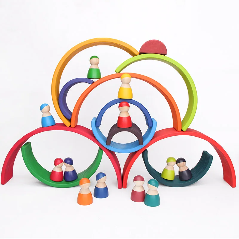 Большой деревянный Радужный штабелер, деревянные строительные блоки, игрушки для укладки, детские развивающие игрушки Монтессори, деревян...
Большой деревянный Радужный штабелер, деревянные строительные блоки, игрушки для укладки, детские развивающие игрушки Монтессори, деревян...