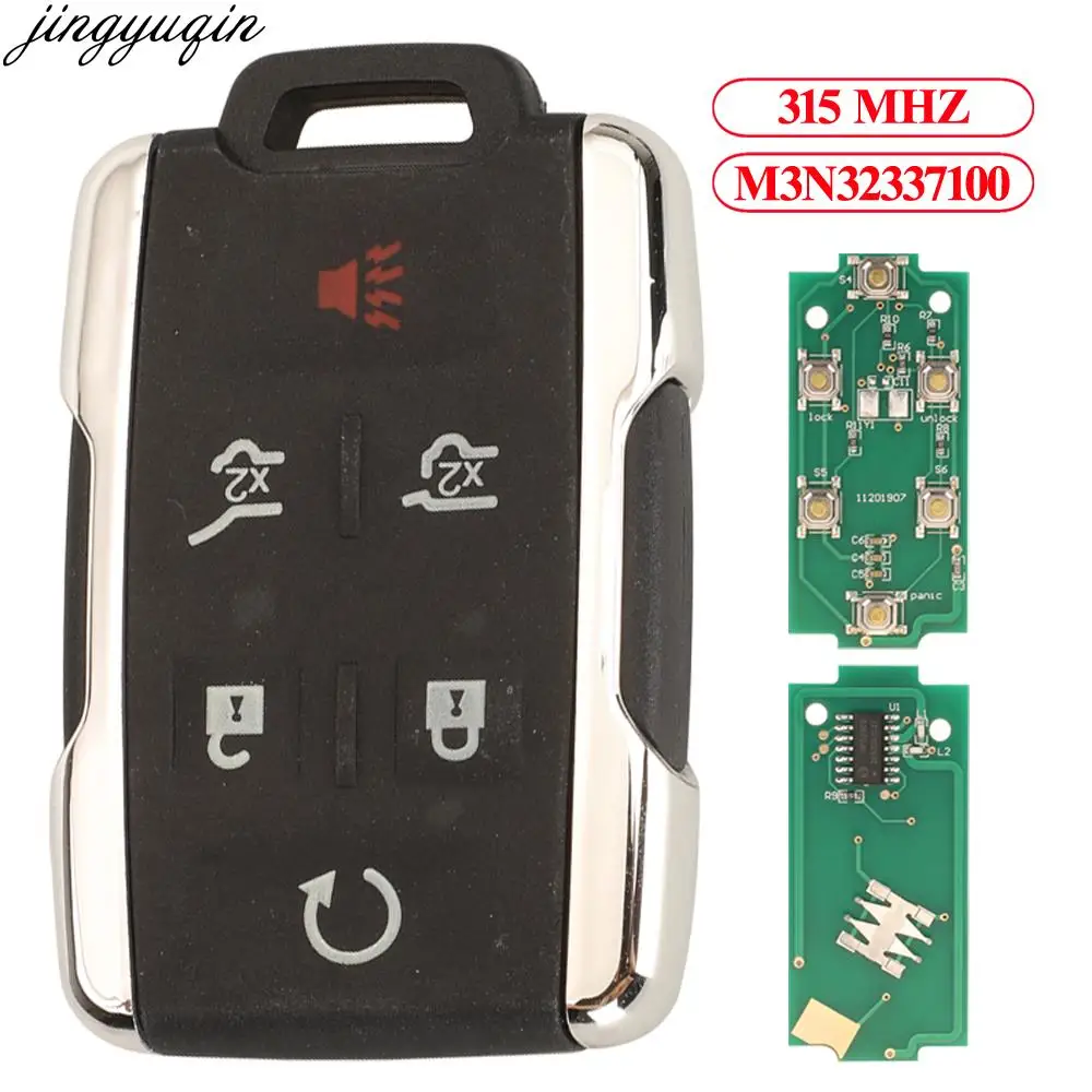 Jingyuqin Remote Control Car Key 315MHZ For Chevrolet Colorado Silverado Suburban Tahoe GMC Canyon Sierra Yukon 2014-2019 4/6BTN
Jingyuqin Remote Control Car Key 315MHZ For Chevrolet Colorado Silverado Suburban Tahoe GMC Canyon Sierra Yukon 2014-2019 4/6BTN