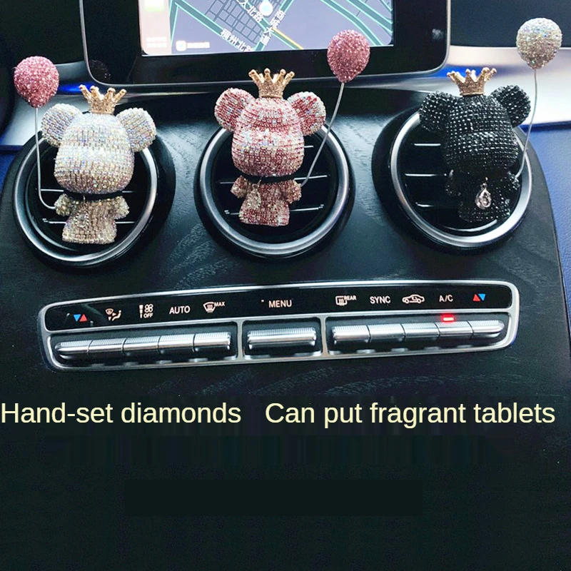 Car Perfume Aromatherapy Diamond-cut Cute Big-head Bear Fragrance Air Outlet Clip Decoration Accessory Supplies
Car Perfume Aromatherapy Diamond-cut Cute Big-head Bear Fragrance Air Outlet Clip Decoration Accessory Supplies