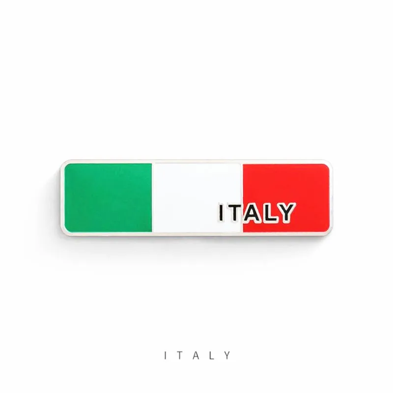 Aluminum Alloy Italian National Emblem Italy Country Flags Label Car Logo Stickers Automobiles Motorcycles Styling Accessories | Автомобили