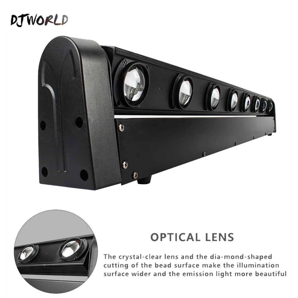 Светильник светодиодный с подвижной головкой 8X12W RGBW 4в1 10/38 DMX лучом Dj светильник s