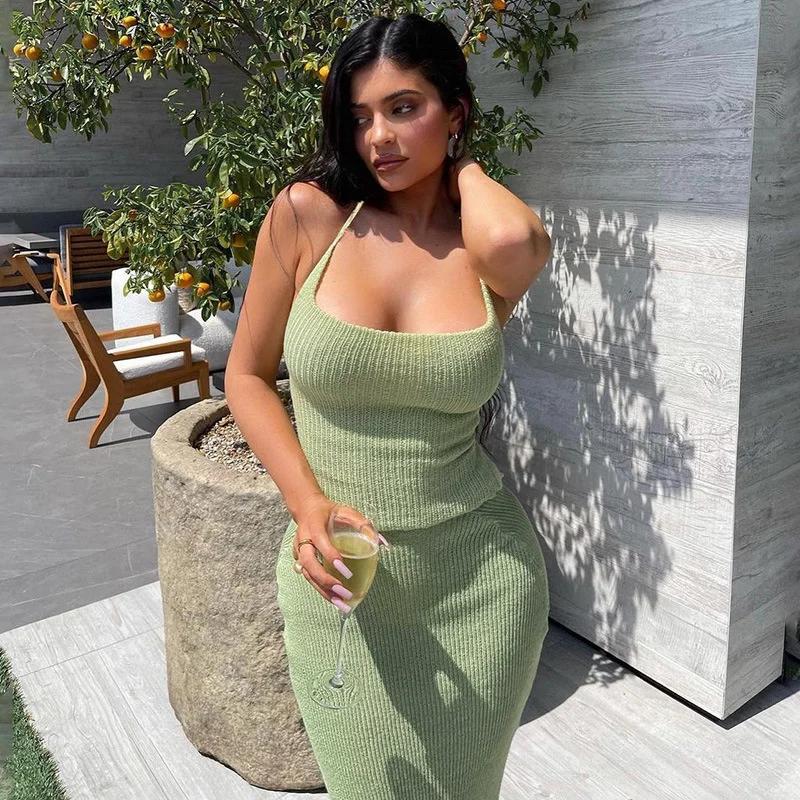 Sylph Sexy Two Piece Set Fashion Solid Women 2 Piece Outfits Sets Halter Lace Up Strapless Skirt Suits Elegant Female Clothing
Sylph Sexy Two Piece Set Fashion Solid Women 2 Piece Outfits Sets Halter Lace Up Strapless Skirt Suits Elegant Female Clothing