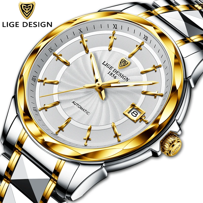 2020 New LIGE Sword-Shaped Pointer Automatic Mechanical Watch Luxury Tungsten Steel 50m Waterproof Business Watch Men Watches
2020 New LIGE Sword-Shaped Pointer Automatic Mechanical Watch Luxury Tungsten Steel 50m Waterproof Business Watch Men Watches