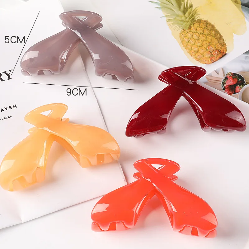 9cm Elegant Women Large Hair Claws Crab Hair Clips Rectangle Acrylic Resin Acetate Geometric Hairpins Hair Accessories
9cm Elegant Women Large Hair Claws Crab Hair Clips Rectangle Acrylic Resin Acetate Geometric Hairpins Hair Accessories