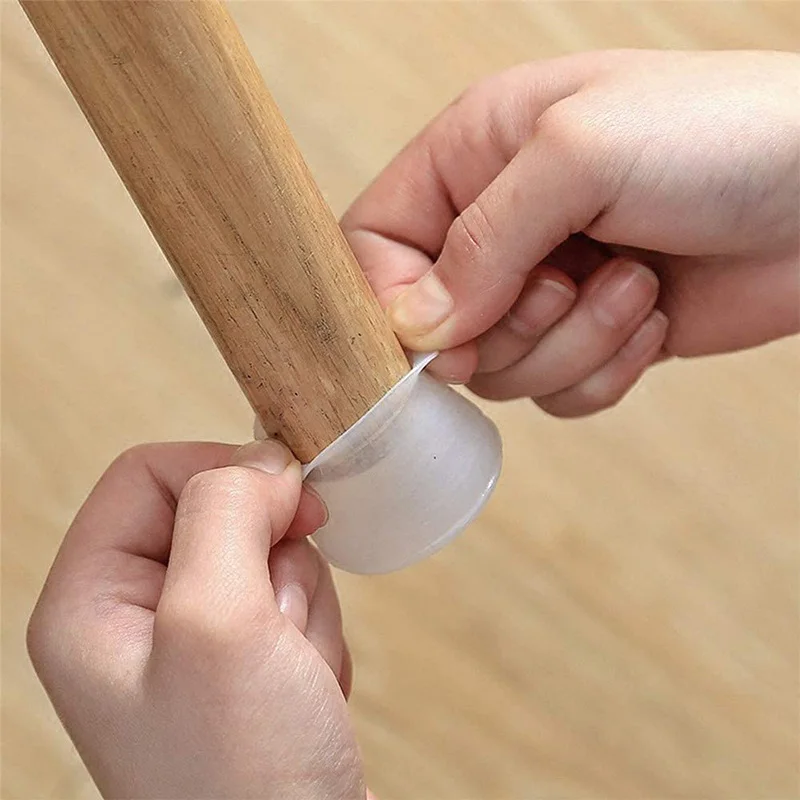 24Pcs Chair Leg Caps Silicone Floor Protectors Furniture Table Feet Covers
24Pcs Chair Leg Caps Silicone Floor Protectors Furniture Table Feet Covers