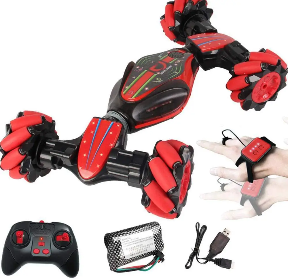 RC Car 2.4G Gesture Sensing Remote Control Stunt Toy Car with Four-Wheel Drive Off-Road Suitable for Any Terrain Children Gift
RC Car 2.4G Gesture Sensing Remote Control Stunt Toy Car with Four-Wheel Drive Off-Road Suitable for Any Terrain Children Gift