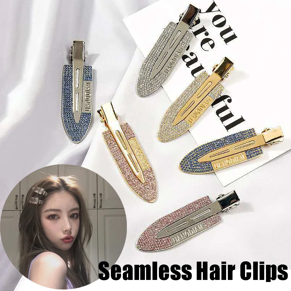 1 Pcs Seamless No Bend Hair Clips with Rhinestones for Makeup Fringe Barrette Side Bangs Fixed Women Girls Hair Styling Tool
1 Pcs Seamless No Bend Hair Clips with Rhinestones for Makeup Fringe Barrette Side Bangs Fixed Women Girls Hair Styling Tool