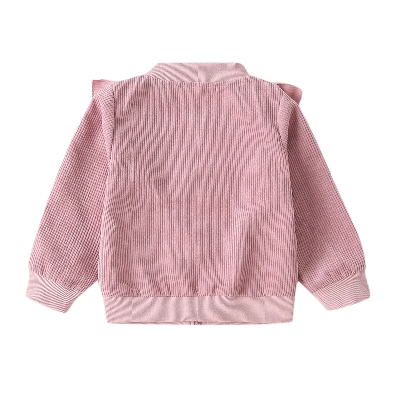 Girls Long Sleeve Top Children Lovely Pink Ruffle Edge Decorative Baby Jacket Warm Fashionable and Comfortable Zipper Coat
Girls Long Sleeve Top Children Lovely Pink Ruffle Edge Decorative Baby Jacket Warm Fashionable and Comfortable Zipper Coat