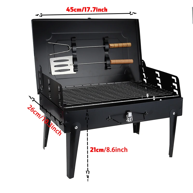 Portable Charcoal BBQ Grill Steel Outdoor Patio Camping Picnic Barbecue Stove Folding Lightweight BBQ Grills
Portable Charcoal BBQ Grill Steel Outdoor Patio Camping Picnic Barbecue Stove Folding Lightweight BBQ Grills
