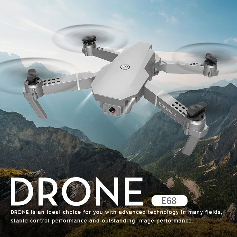 E68 Drone 4k Profesional HD Wide Angle 4K WIFI Drones Video Live Recording Quadcopter Height To Maintain Drone Camera Nice Toys
E68 Drone 4k Profesional HD Wide Angle 4K WIFI Drones Video Live Recording Quadcopter Height To Maintain Drone Camera Nice Toys