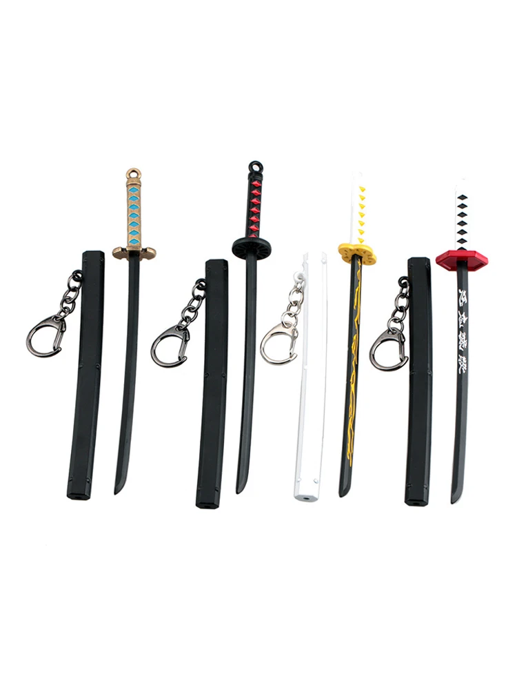 Katana Keychain Demon Slayer Mini Toy Sun Wheel Sword with Scabbard Sword Weapon Model Metal Keychain Pendant Gifts Anime Lovers
Katana Keychain Demon Slayer Mini Toy Sun Wheel Sword with Scabbard Sword Weapon Model Metal Keychain Pendant Gifts Anime Lovers