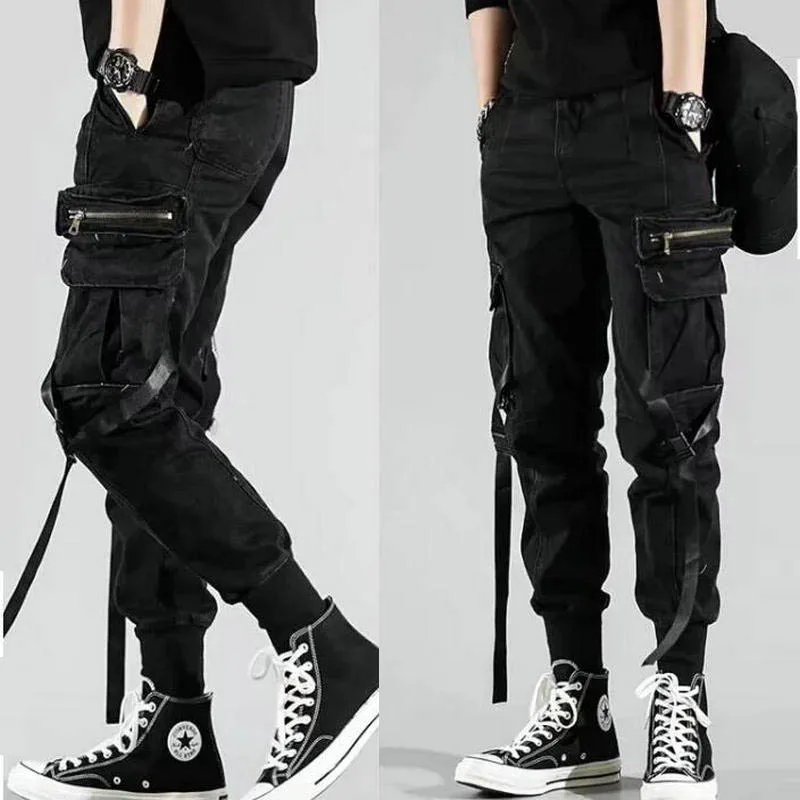Men's Side Pockets Harem Pants 2021 Casual Ribbons Design Male Joggers Trousers Fashion Streetwear Pant Black
Men's Side Pockets Harem Pants 2021 Casual Ribbons Design Male Joggers Trousers Fashion Streetwear Pant Black