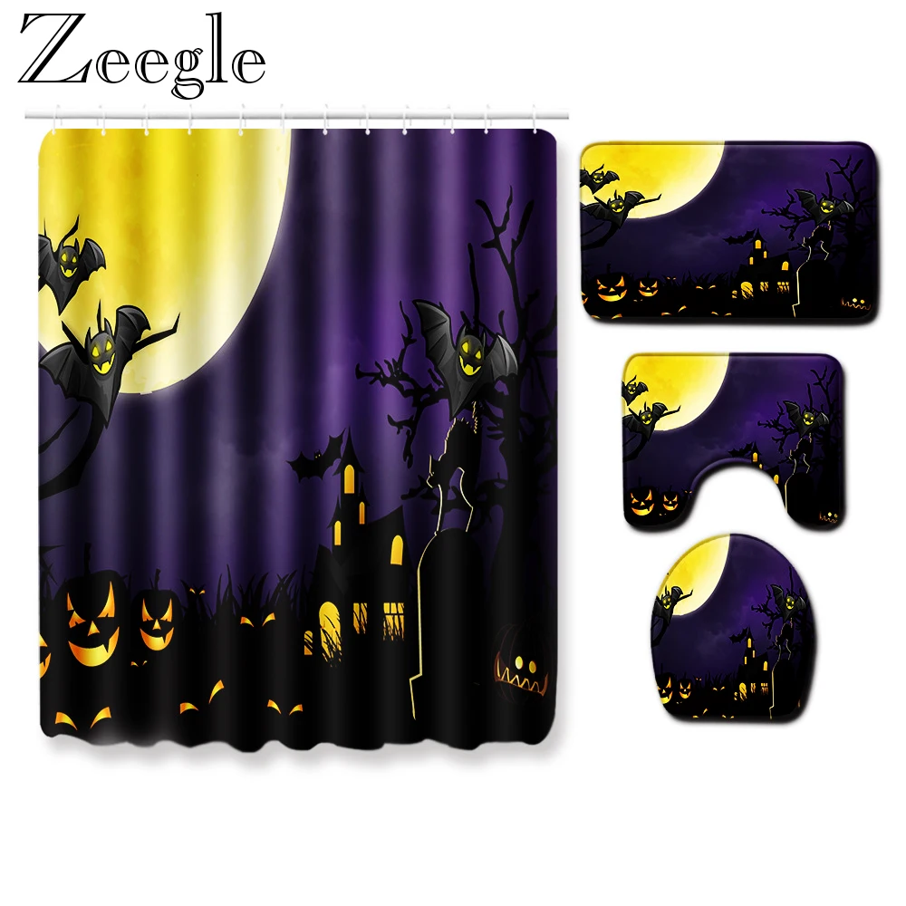 Zeegle Waterproof Shower Curtain Christmas Bath Curtain Non-slip Bathroom Carpet Set Absorbent Toilet Cover Mat Bathroom Rug Mat
Zeegle Waterproof Shower Curtain Christmas Bath Curtain Non-slip Bathroom Carpet Set Absorbent Toilet Cover Mat Bathroom Rug Mat