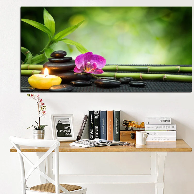 1 Pieces Canvas Painting Print Orchid Zen Stone Bamboo Picture Modern Home Decor Modular Wall Art Poster Wall Living Room Decor
1 Pieces Canvas Painting Print Orchid Zen Stone Bamboo Picture Modern Home Decor Modular Wall Art Poster Wall Living Room Decor