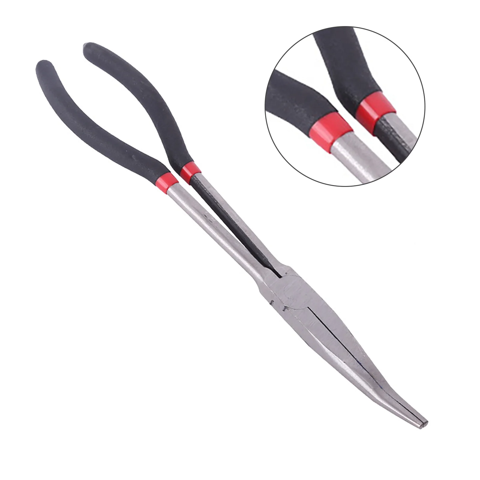 11" Extra Long Reach Nose Duckbill Pliers 25 Degree Straight Needle O-type Multitool Hand Tool Antirust Hardware
11" Extra Long Reach Nose Duckbill Pliers 25 Degree Straight Needle O-type Multitool Hand Tool Antirust Hardware