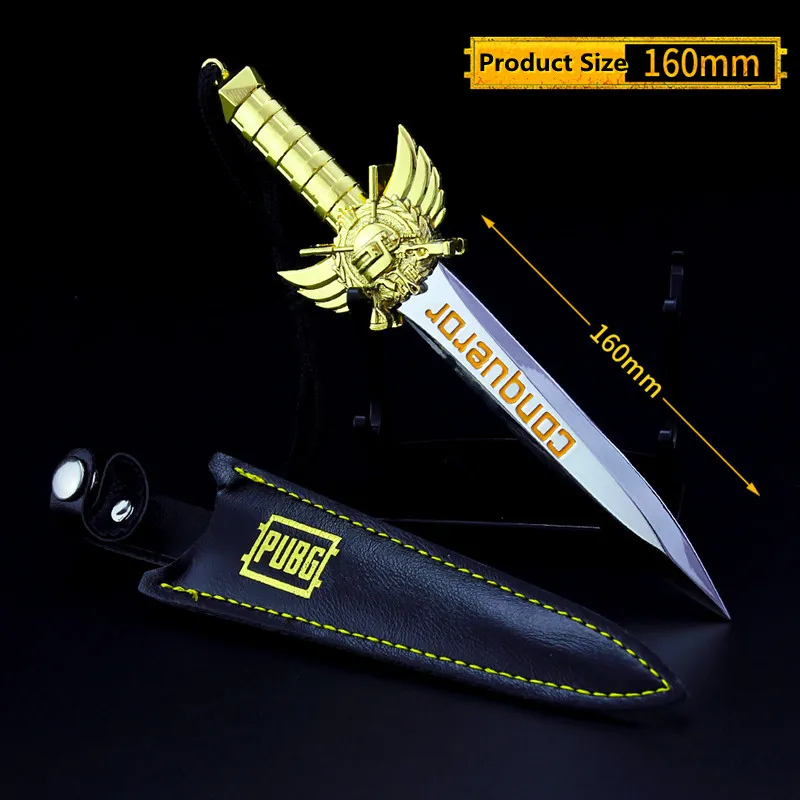 Металлическая Модель без лезвия, брелок с изображением бога войны, кинжала, оружия Playerunknown's Battlegrounds, 16 см 
Металлическая Модель без лезвия, брелок с изображением бога войны, кинжала, оружия Playerunknown's Battlegrounds, 16 см