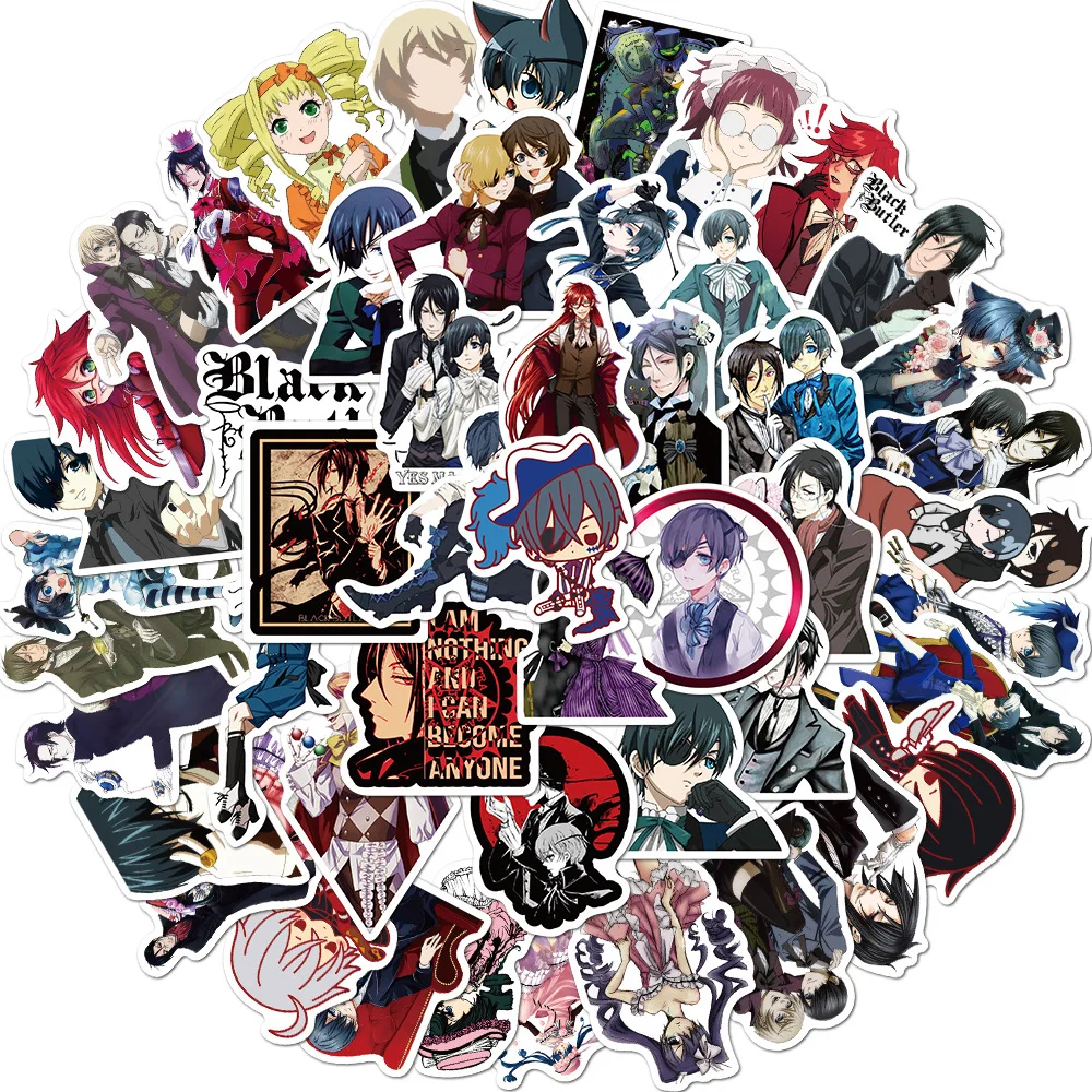 10/50/100Pcs/Pack Anime Stickers Black Butler For Children Gift Cartoon To Stationery Laptop Suitcase Guitar Sticker
10/50/100Pcs/Pack Anime Stickers Black Butler For Children Gift Cartoon To Stationery Laptop Suitcase Guitar Sticker