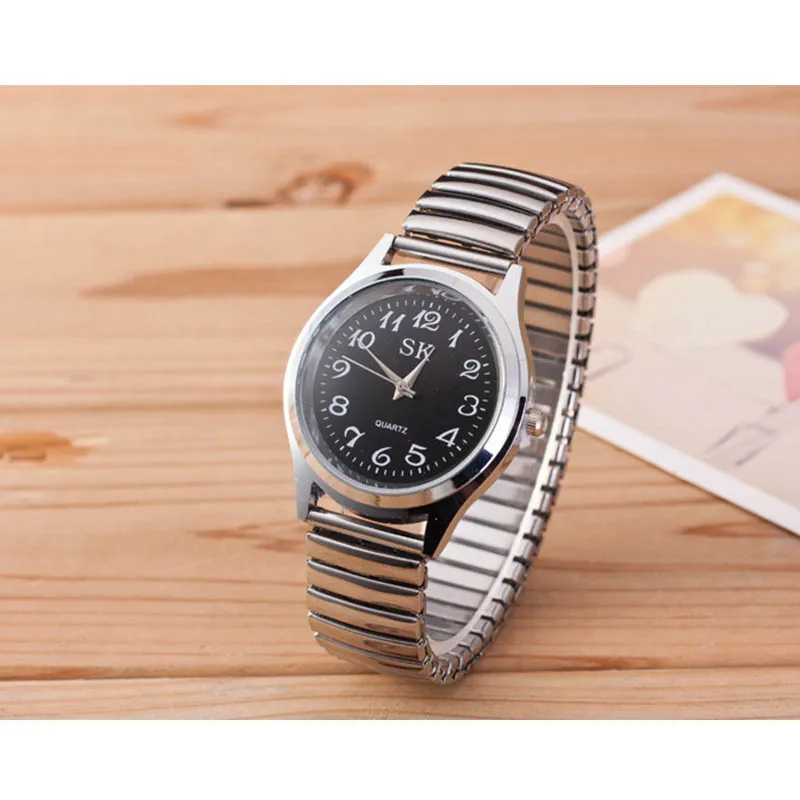 Men Women Fashion Wristwatches Couple Flexible Stretch Band Quartz Watches Man and Ladies Dress Clock Simple Casual Watches
Men Women Fashion Wristwatches Couple Flexible Stretch Band Quartz Watches Man and Ladies Dress Clock Simple Casual Watches