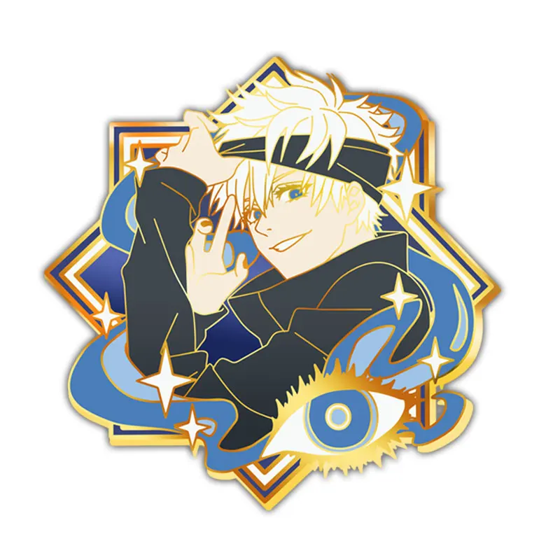 Anime Jujutsu Kaisen Gojo Satoru Cosplay Unisex Metal Badge Button Brooch Pins Collection Medal Costume Props Souvenir Xmas Gift
Anime Jujutsu Kaisen Gojo Satoru Cosplay Unisex Metal Badge Button Brooch Pins Collection Medal Costume Props Souvenir Xmas Gift