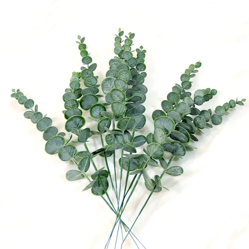 Plastic Eucalyptus Leaves Fake Plant Branch Flower Material DIY Flower Wall Wedding Wreath Greenery Plant Leaf Decor Home Garden
Plastic Eucalyptus Leaves Fake Plant Branch Flower Material DIY Flower Wall Wedding Wreath Greenery Plant Leaf Decor Home Garden