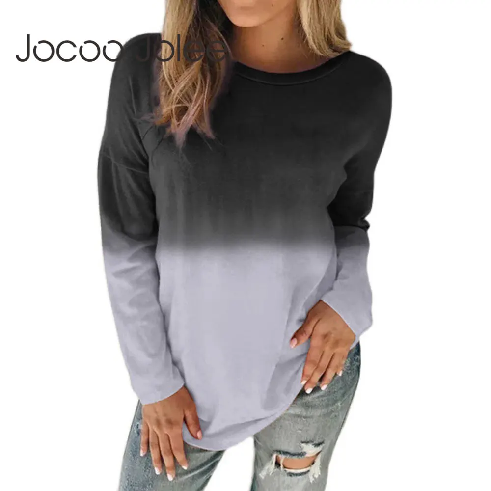 Jocoo Jolee Casual Long Sleeve Gradient Color Patchwork T Shirt Vintage O Neck Pullovers Y2K Tie Dye Print Oversized Tops Jumper
Jocoo Jolee Casual Long Sleeve Gradient Color Patchwork T Shirt Vintage O Neck Pullovers Y2K Tie Dye Print Oversized Tops Jumper