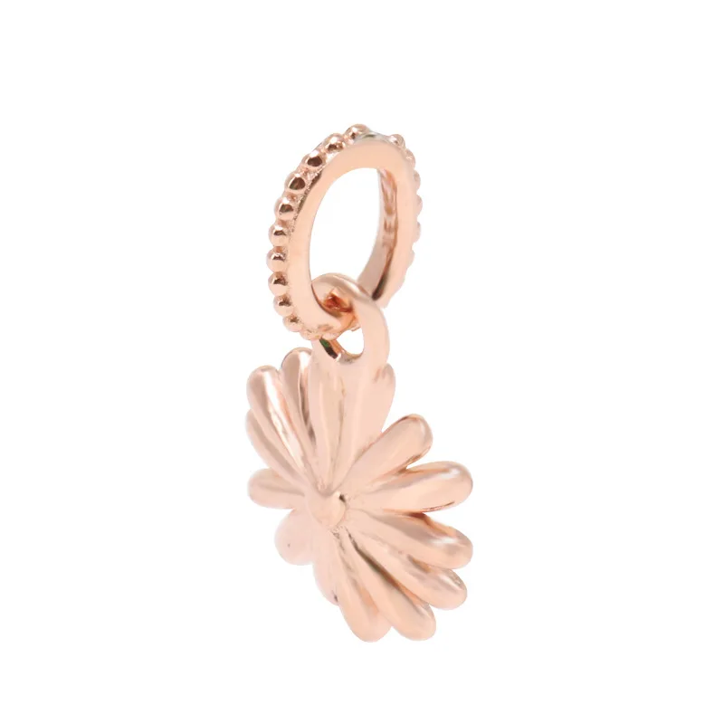 Authentic 925 Sterling Silver Charm New Rose Gold Pink Daisy Creative Pendant Fit Pandora Women Bracelet & Necklace Diy Jewelry
Authentic 925 Sterling Silver Charm New Rose Gold Pink Daisy Creative Pendant Fit Pandora Women Bracelet & Necklace Diy Jewelry