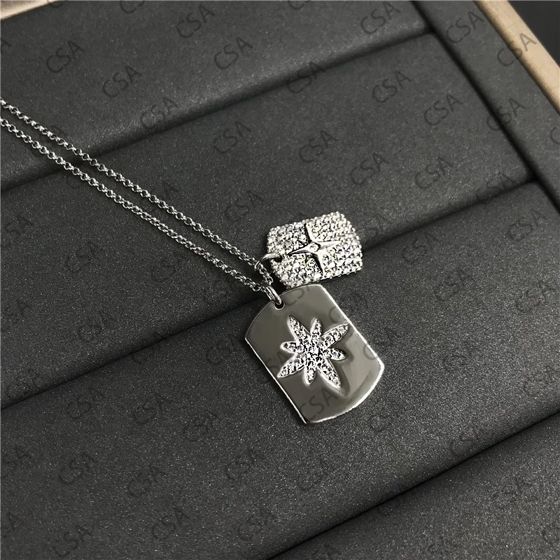 S925 sterling silver February new product double pendant star necklace low luxury retro banquet event female
S925 sterling silver February new product double pendant star necklace low luxury retro banquet event female