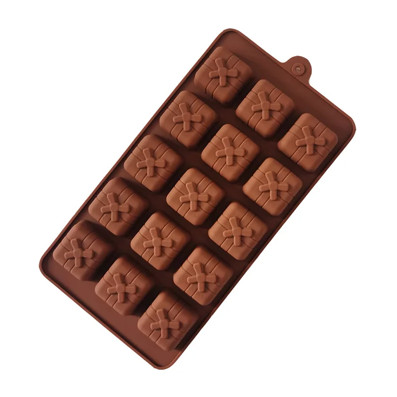 1PC 3D Silicone Chocolate Mold Christmas Gift Box Present Type Cake Candy Ice Block Mould Kitchen Baking Fondant Mold Tool
1PC 3D Silicone Chocolate Mold Christmas Gift Box Present Type Cake Candy Ice Block Mould Kitchen Baking Fondant Mold Tool