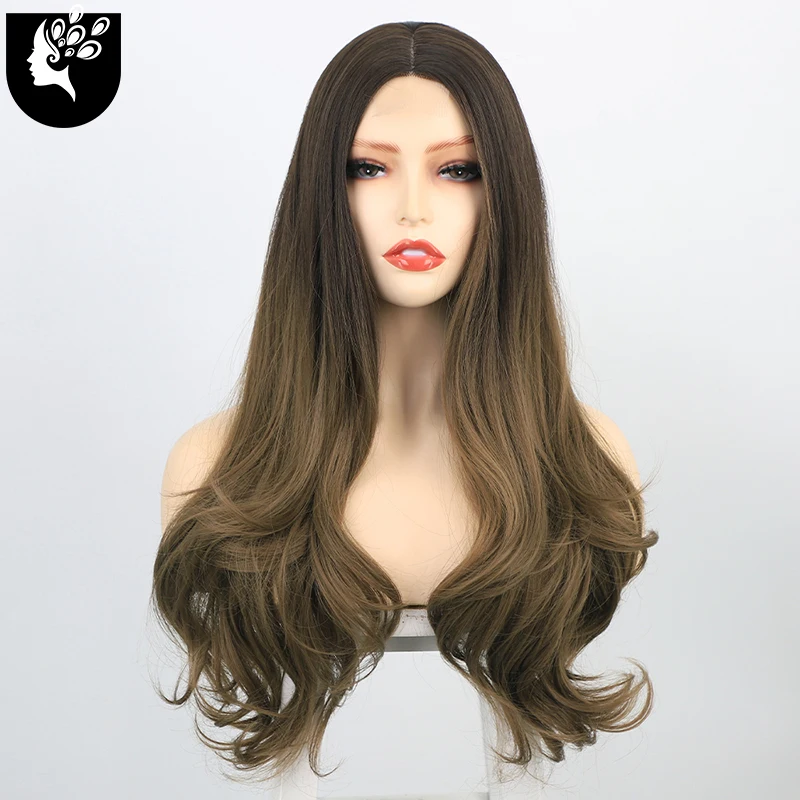Synthetic Silky Wave Women's Wig Long Brown Lace Wig 24 Inch High Temperature Fiber Cosplay Wig for White Girls YOURBEAUTI
Synthetic Silky Wave Women's Wig Long Brown Lace Wig 24 Inch High Temperature Fiber Cosplay Wig for White Girls YOURBEAUTI