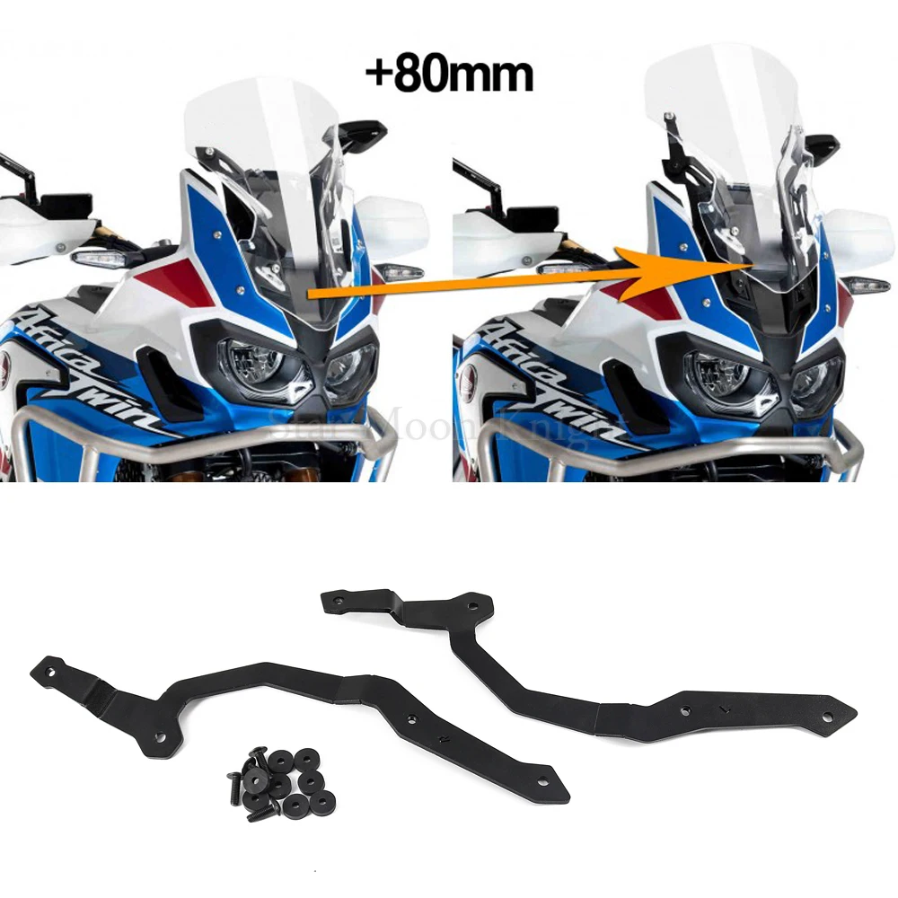 Windscreen Windshield Support Holder kits Screen Raiser Lift Up Bracket For HONDA CRF1000L Africa Twin CRF 1000 L 2016 - 2019
Windscreen Windshield Support Holder kits Screen Raiser Lift Up Bracket For HONDA CRF1000L Africa Twin CRF 1000 L 2016 - 2019