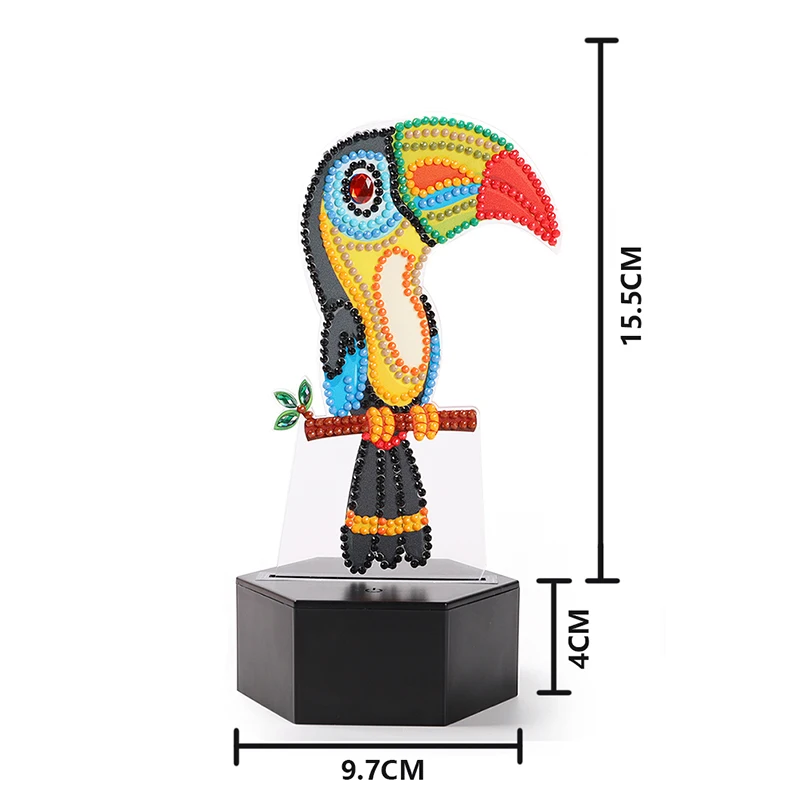 5D DIY Diamond Painting Children Cartoon Animal Miss Parrots Small Night Light Round Diamond Bedroom Study Decorative Light Gift
5D DIY Diamond Painting Children Cartoon Animal Miss Parrots Small Night Light Round Diamond Bedroom Study Decorative Light Gift
