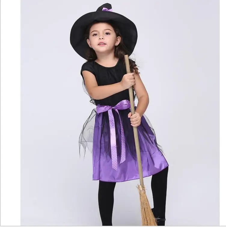 Girls Witch Dress+Hat Halloween Baby Girls Princess Party Dresses Halloween Cosplay Costumes for Kids Carnival Clothes
Girls Witch Dress+Hat Halloween Baby Girls Princess Party Dresses Halloween Cosplay Costumes for Kids Carnival Clothes